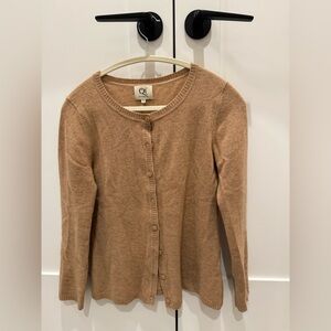 Qi Women's Brown Cardigan Sweater